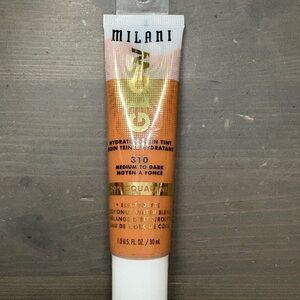 NIB Milani Hydrating Skin Tint 310 Medium to Dark Warm Bronze Tube
